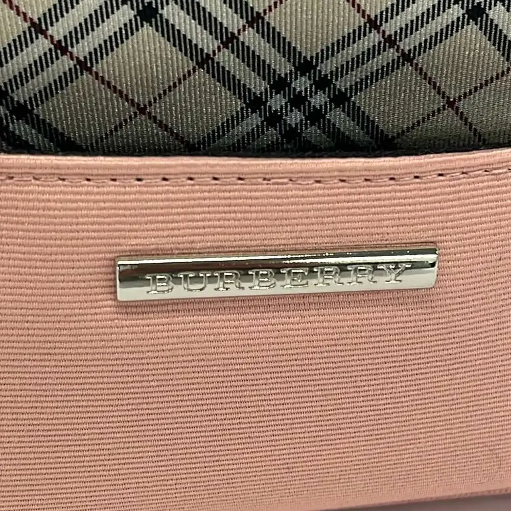 Burberry Pouch Light Pink Beige Multi